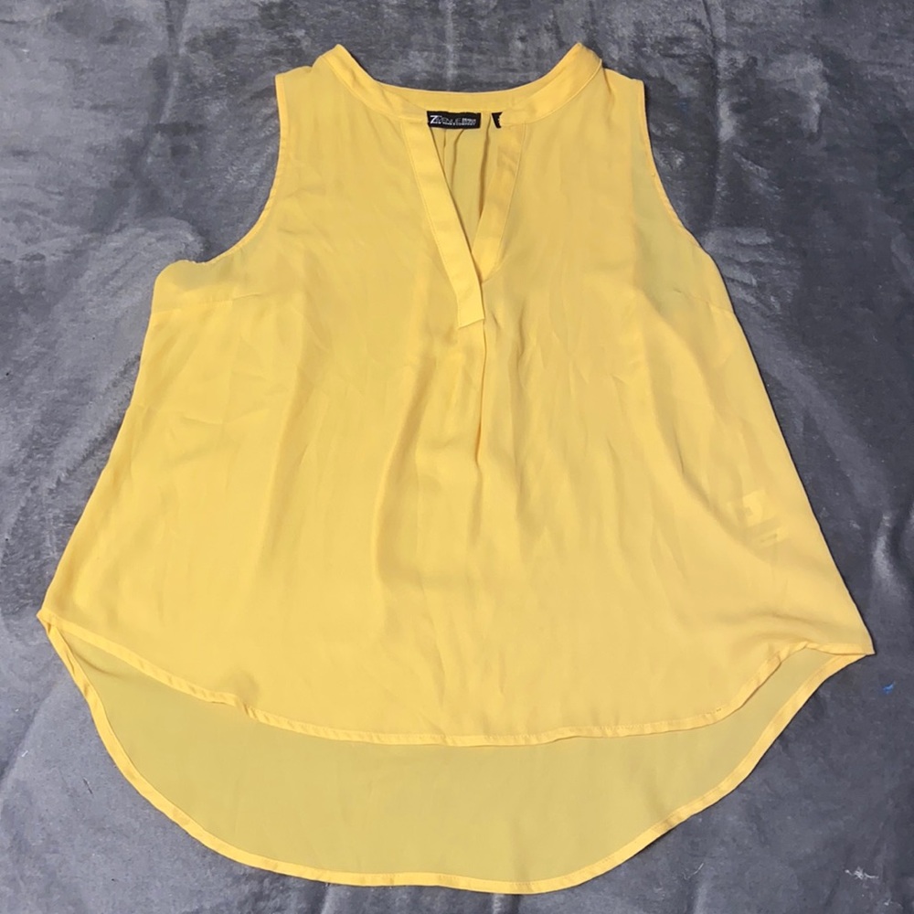 Yellow new york & co Tank